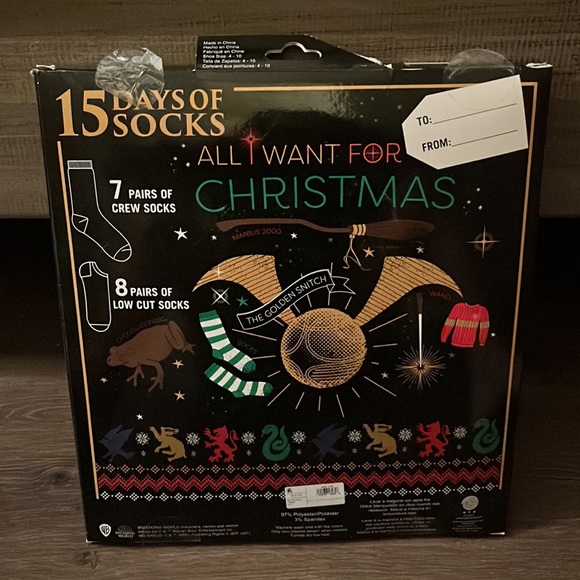 Women’s Harry Potter socks - Picture 2 of 4